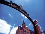 Saint Louis University SLU archway sign