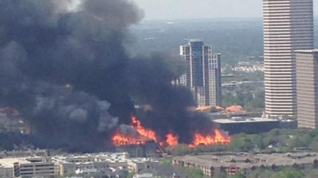 Fire Engulfs Apartments Under Construction In Montrose Area Houston Business Journal