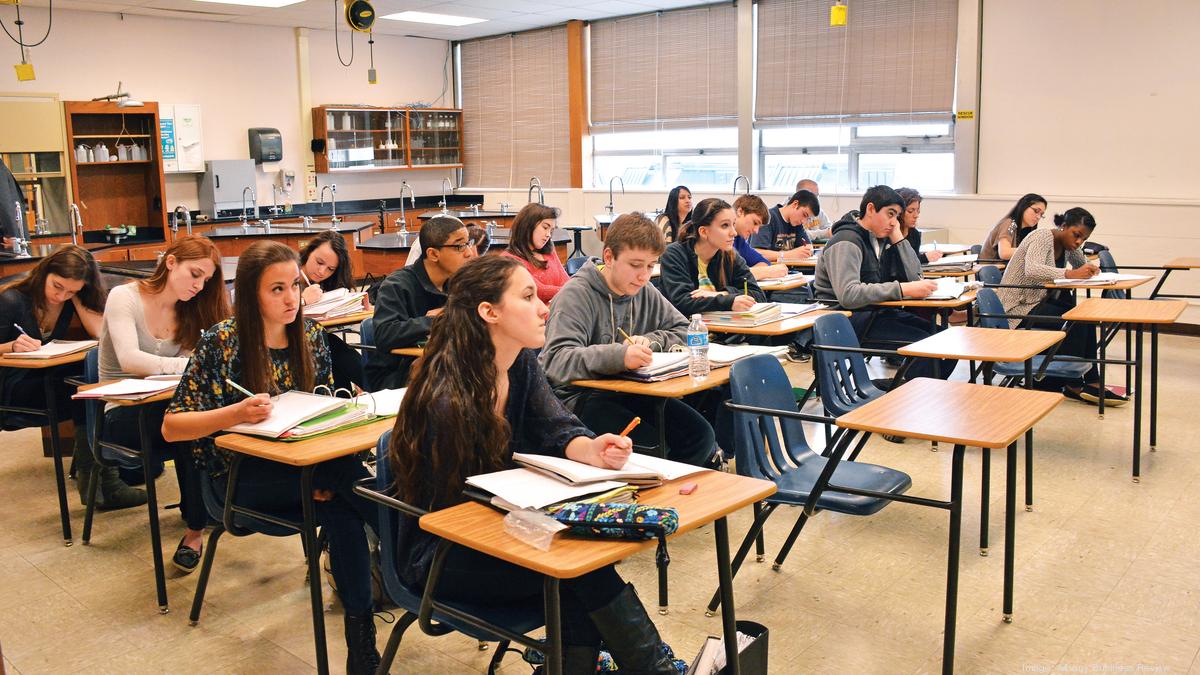 American High School Classroom