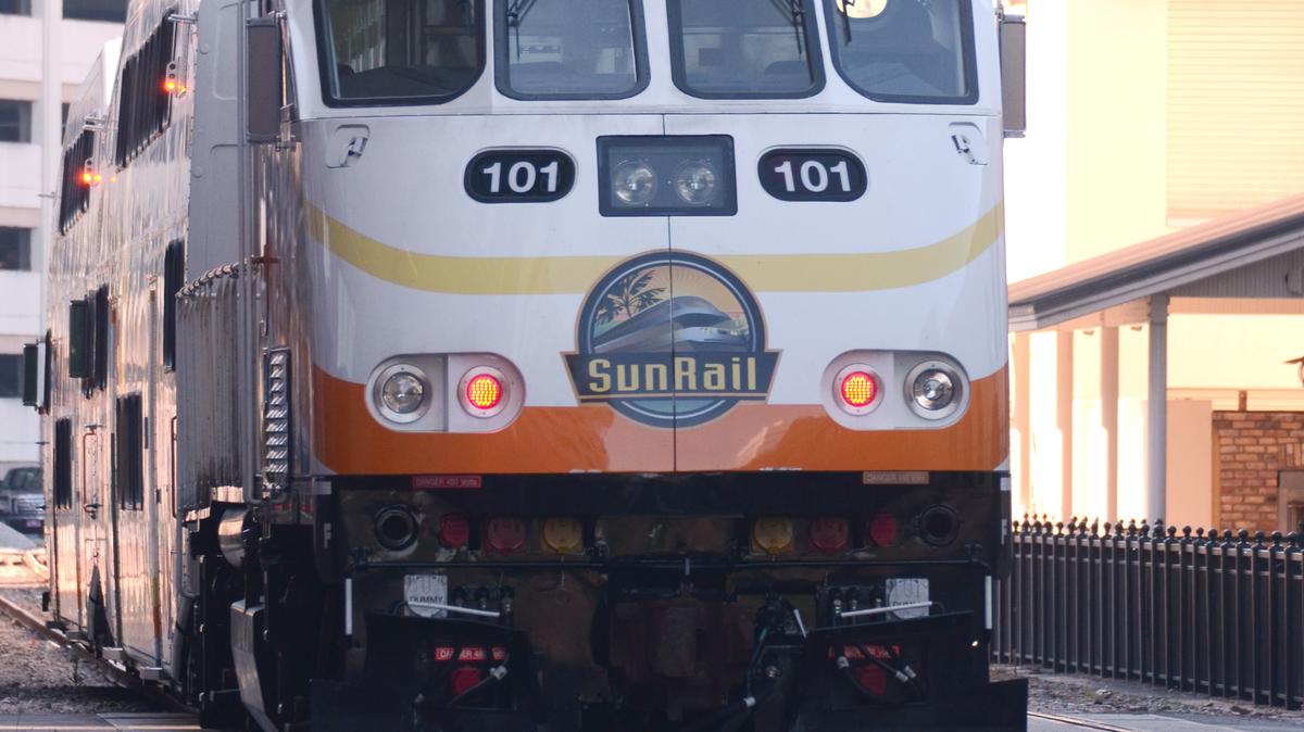 Sunrail Sign Things to know about SunRail - Orlando Business Journal
