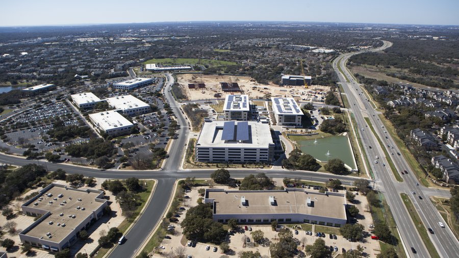 Birds-eye view of Apple's new Austin campus - Austin Business Journal