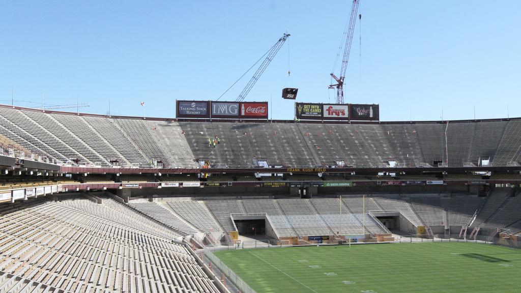 ASU begins renovations at Sun Devil Stadium; see photos of the