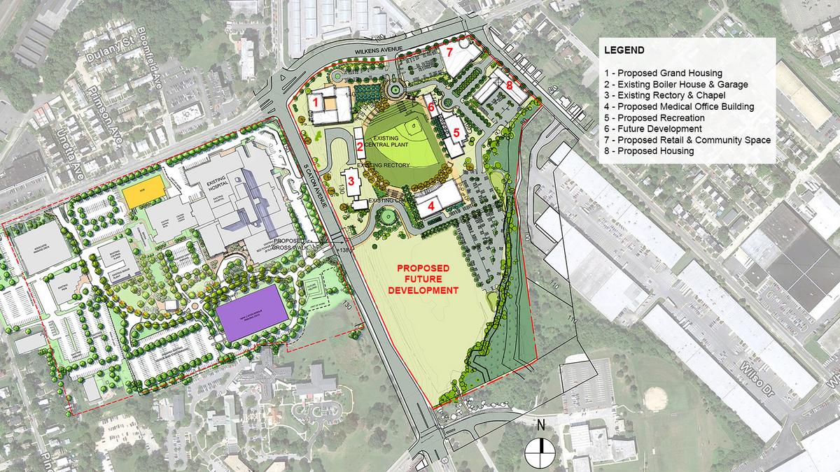 Saint Agnes continues to scout for tenants at Gibbons Commons