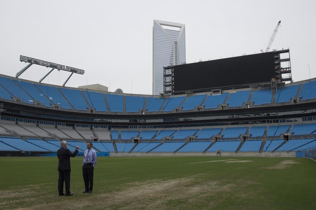 Section 550 at Bank of America Stadium 