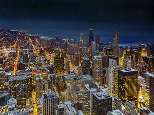 Chicago skyline Dec 2013