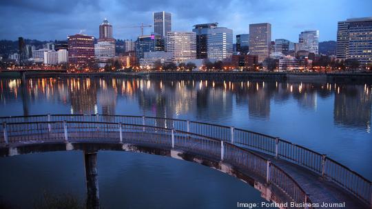 Portland skyline downtown 2