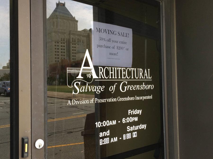 Architectural Salvage moving out of downtown Greensboro Triad