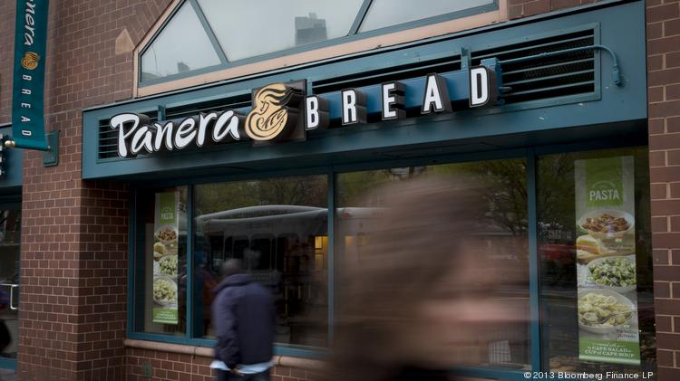 Pedestrians Pass In Front Of A Panera Bread Co Location New York U S