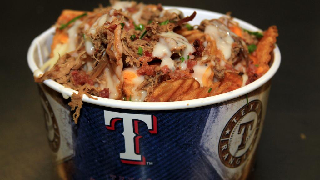 Check out the ballpark food menu for the Texas Rangers