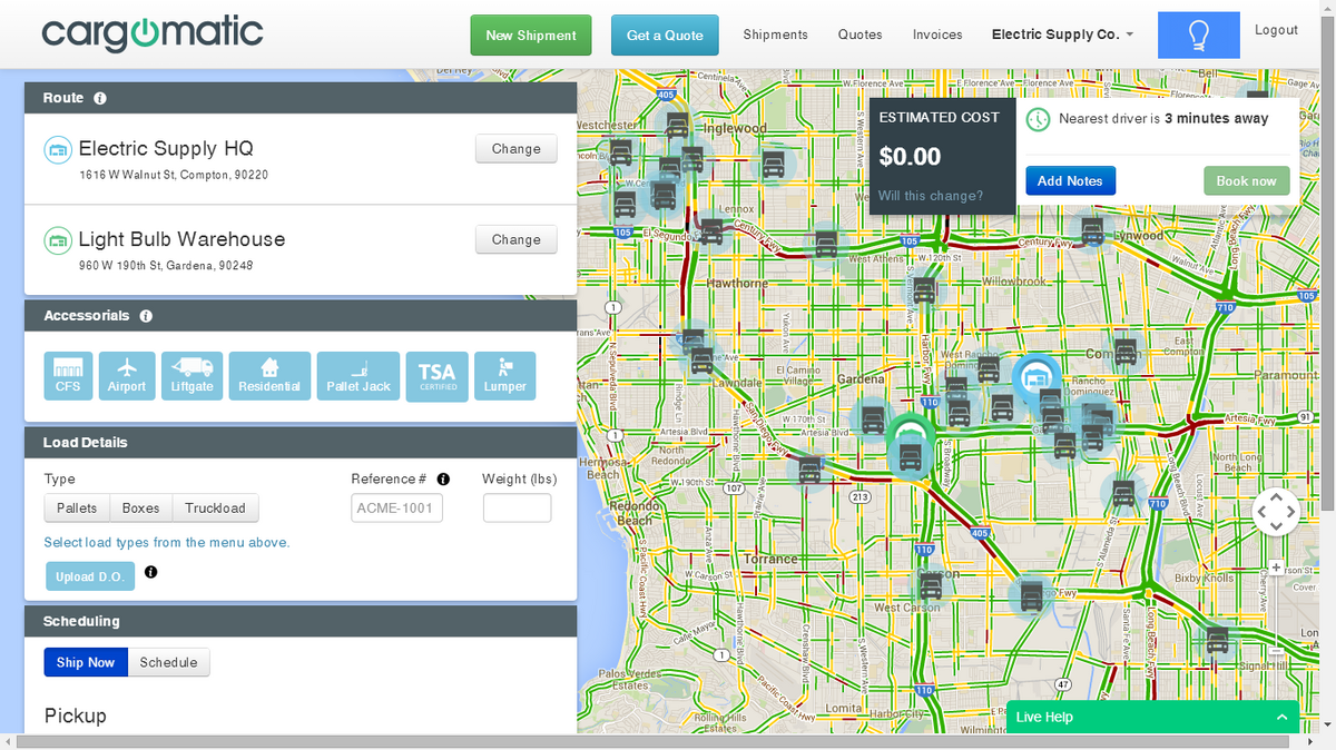 Cargomatic launches Uber for trucking - L.A. Business First