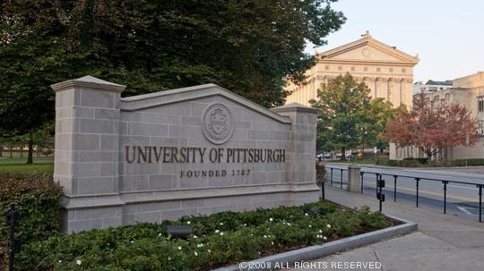 University of Pittsburgh sign