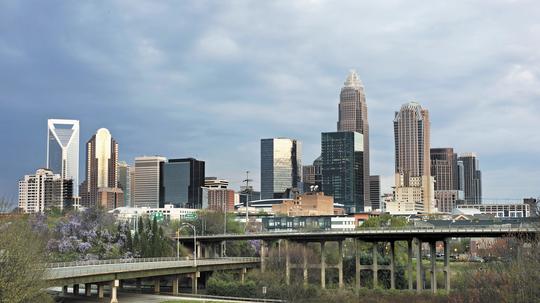 Charlotte NC skyline