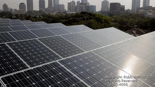 Georgia Tech solar panels