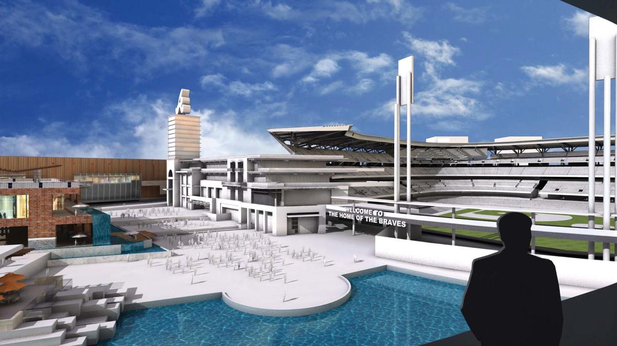 Braves release new stadium rendering - Birmingham Business Journal