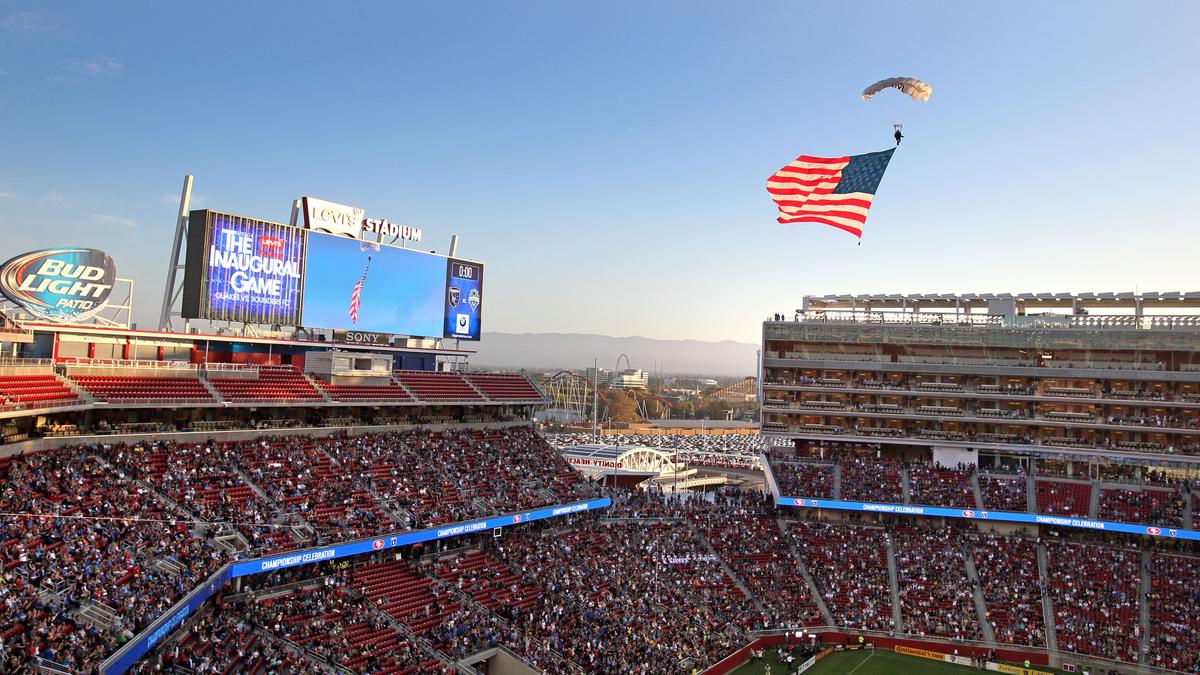 49ers stadium's surprising score on construction, seat licenses - San  Francisco Business Times