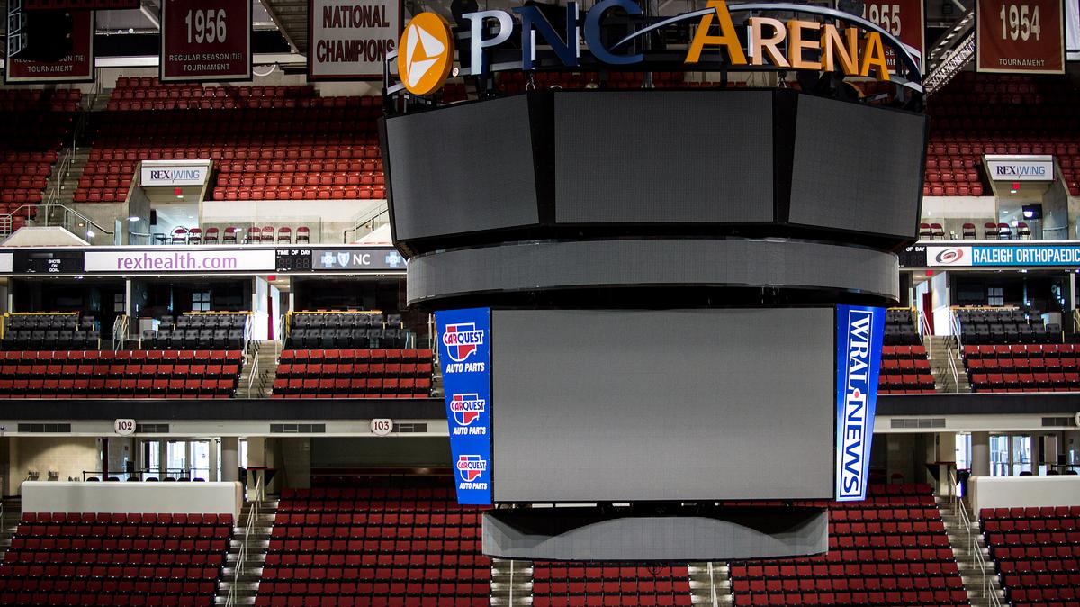 PNC Arena upgrades to Cree LED lights; players respond: 'Meh ...