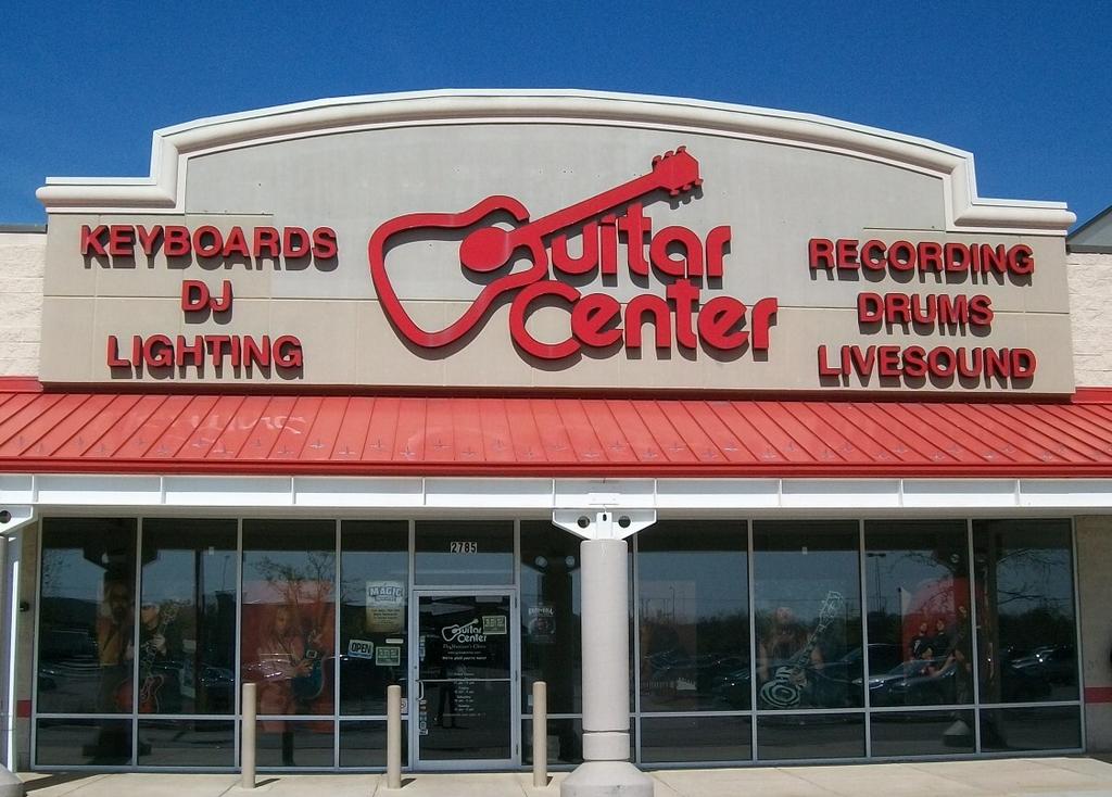 Guitar center out of shop business