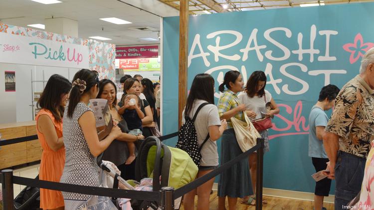 Arashi Blast in Hawaii shop opens at Shirokiya at Ala Moana Center