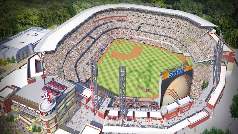 Braves' New Ballpark Has All Modern Touches, But It's What Surrounds SunTrust  Park That Makes It Stand Out — College Baseball, MLB Draft, Prospects -  Baseball America