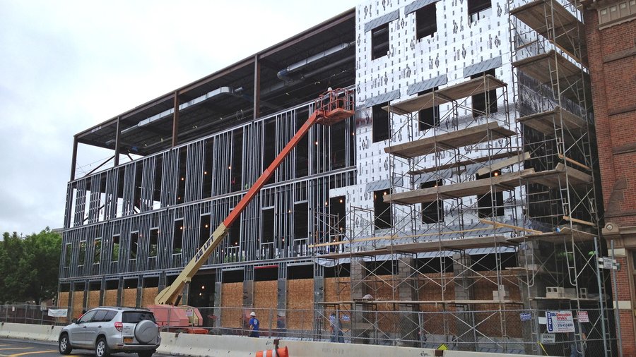 Construction is on schedule at 2431 Sixth Ave., in Troy, NY. Unity ...