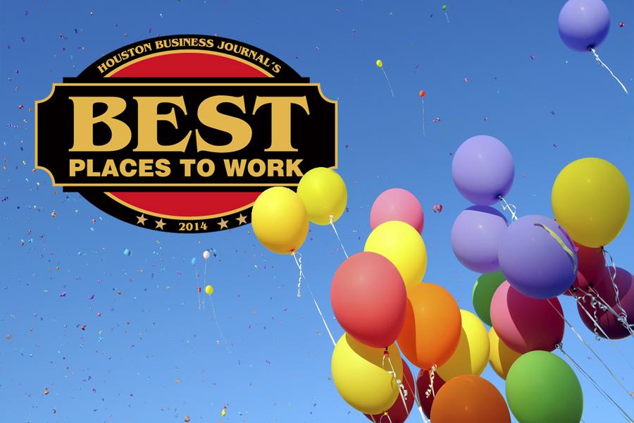 2014 Best Places to Work Houston Business Journal