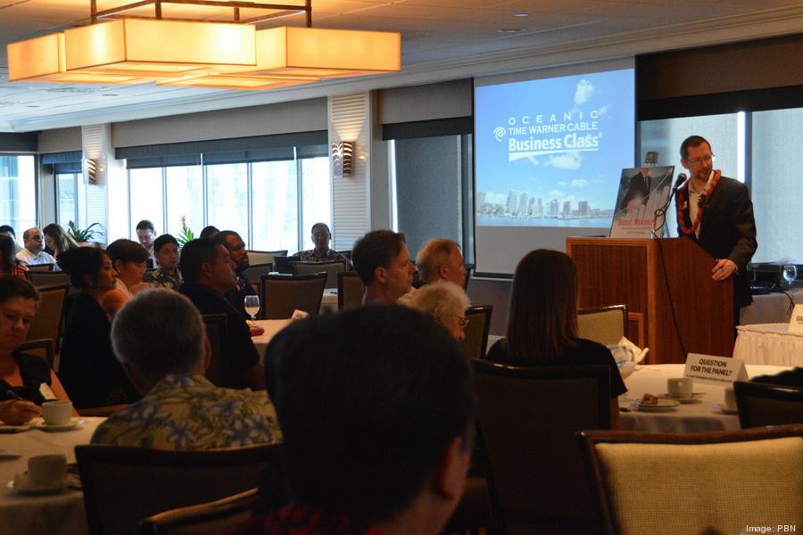 Oceanic Time Warner Cable Panel Slideshow Pacific Business News