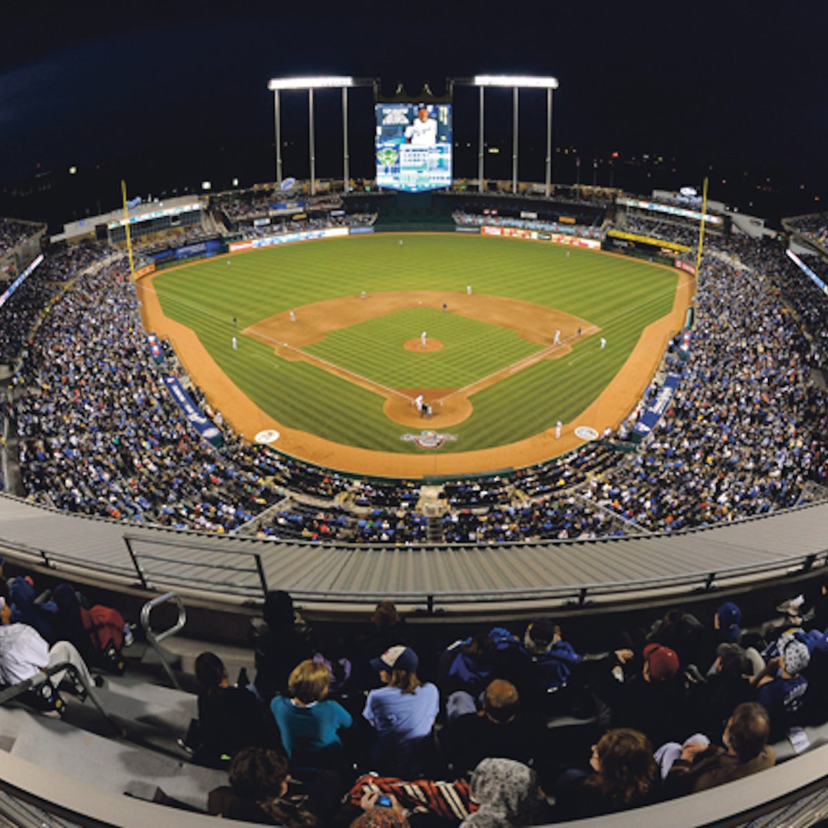 Kansas City Royals Opening Day Kauffman Stadium Panoramic Poster - the  Stadium Shoppe