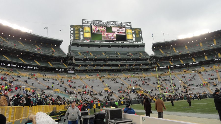 Lambeau Field Seats with Backs 