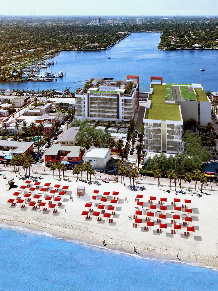 Meliá Costa Hollywood Nabs Construction Loan New Partner A Rendering Of The Meliá Costa Hollywood Opening In 2017
