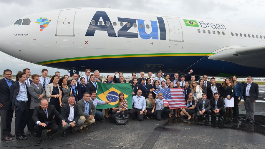 Azul Brazilian Airlines launches first international flight at FLL ...