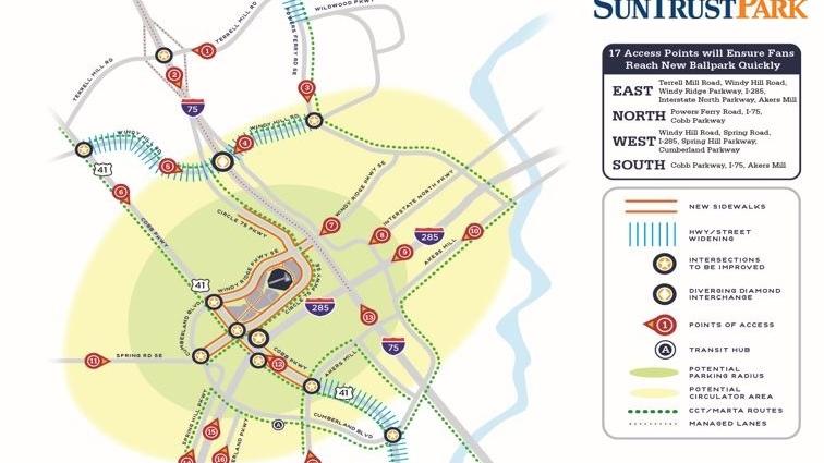 Business Pulse Poll: How to do you feel about the SunTrust Park traffic and  parking plans? - Atlanta Business Chronicle