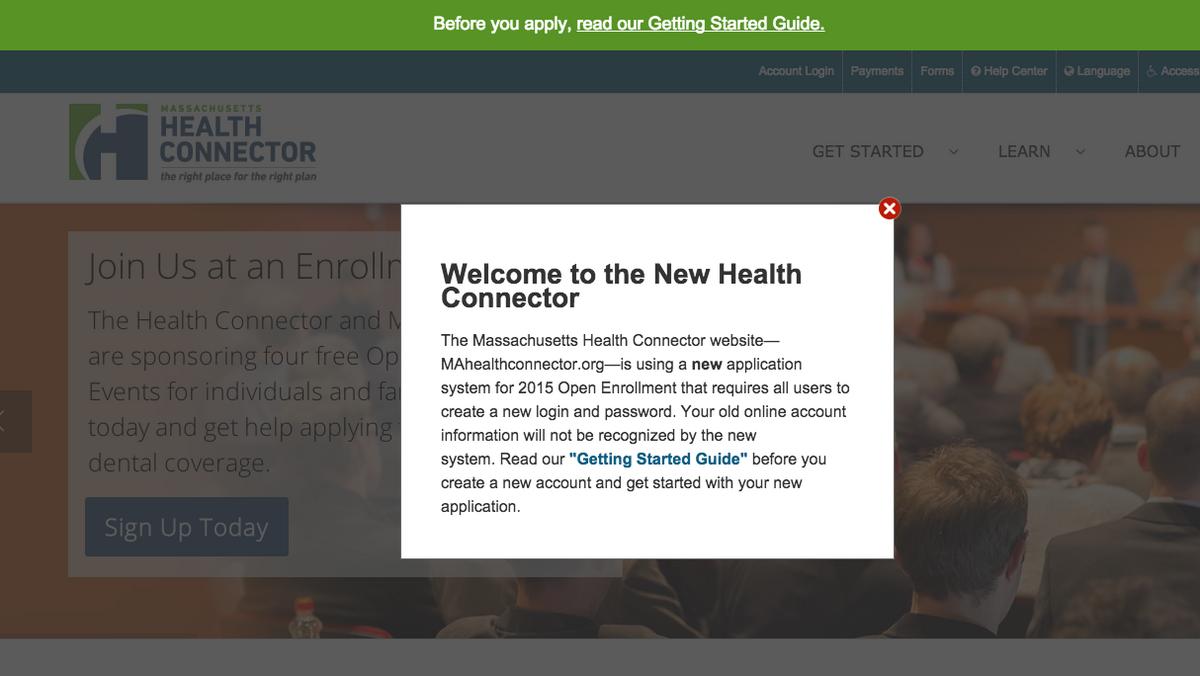 mass health connector customer service phone number