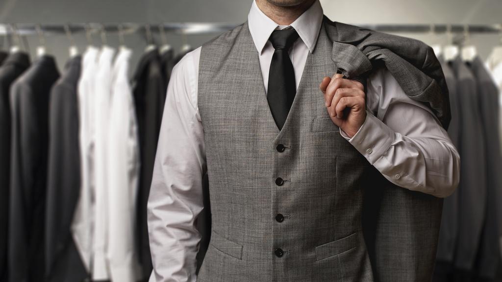 grey formal wear