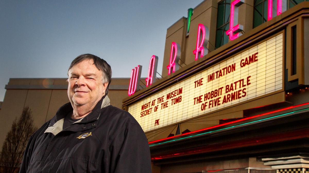 Bill Warren pitching Midwest City theater - Wichita 