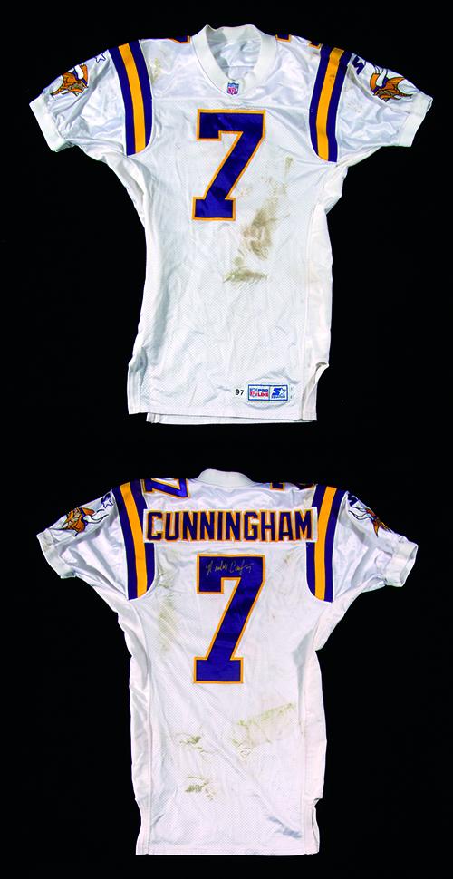 1998 Randall Cunningham Game Worn Minnesota Vikings Jersey