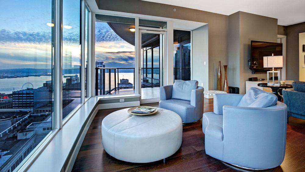 View of Jyoti Paul lists penthouse for $10 million - Puget Sound Business Journal