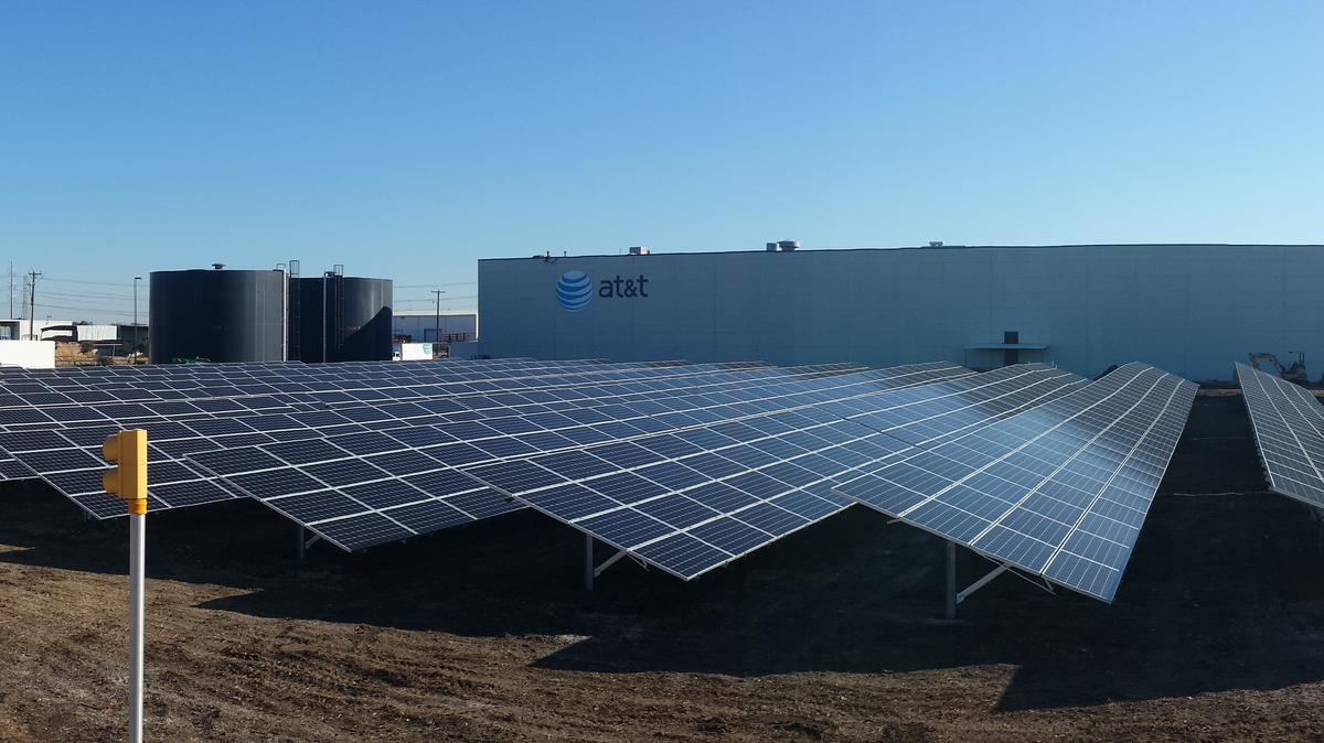 AT&T to unveil 2,000 solar panel array in Lancaster - Dallas Business ...