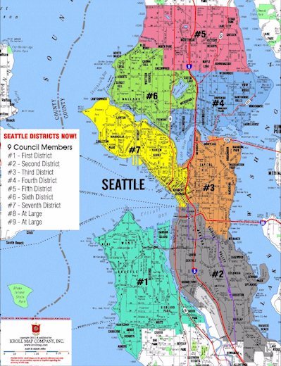 Seattle may vote on electing council members by district - Puget Sound ...