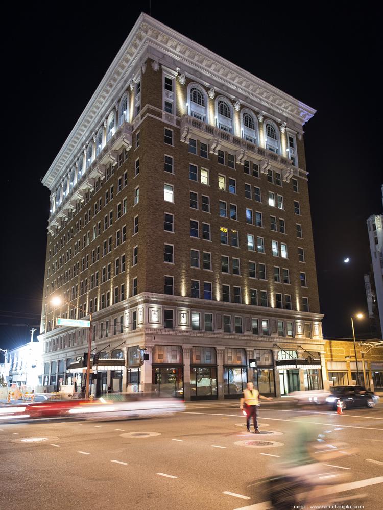 The 10-story Luhrs Building was sold.