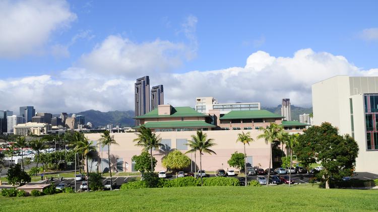 The University of Hawaii John A. Burns School of Medicine campus in Kakaako.
