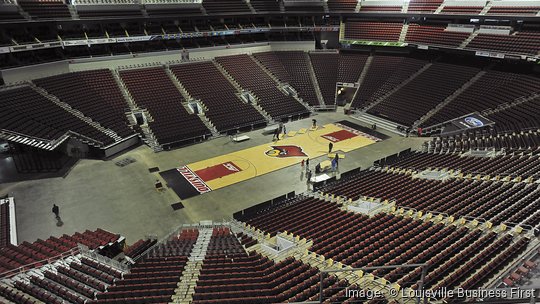 yum center uofl floor