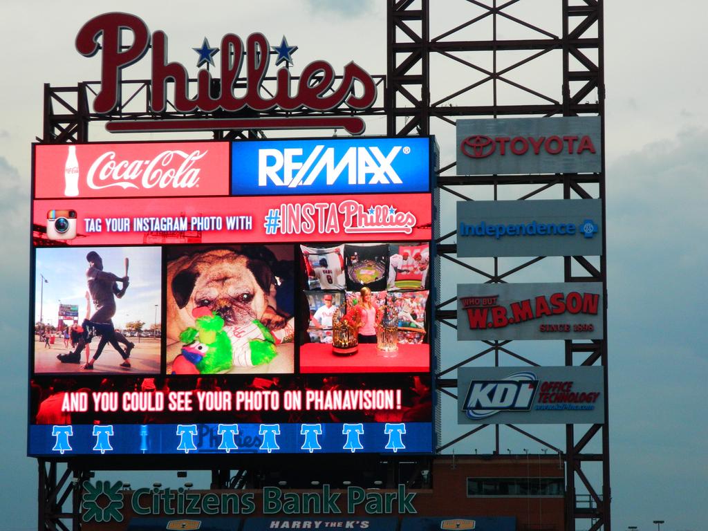 Phillies' new scoreboard: PhanaVision is part of the 'show.' And