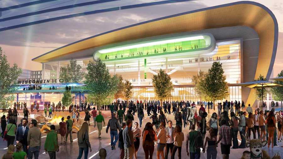 Milwaukee Bucks unveil arena, entertainment district plans