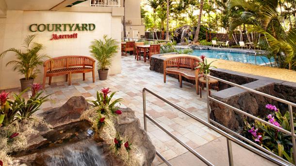 Among RLJ Lodging Trust's portfolio is a Courtyard by Marriott in Waikiki Beach.