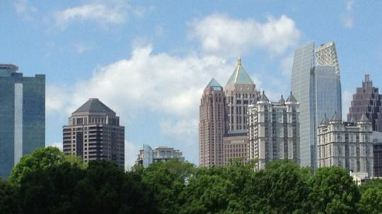 Midtown Atlanta Skyline April 2015