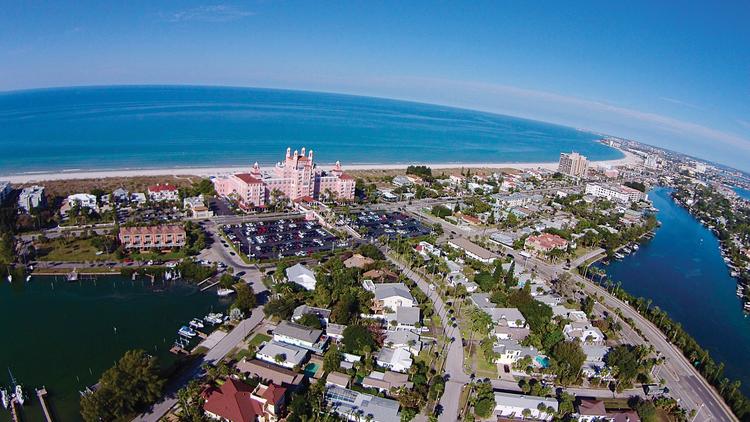It S Time For St Pete Beach To Grow Up Tampa Bay Business Journal Aerial Shot Of St Pete Beach