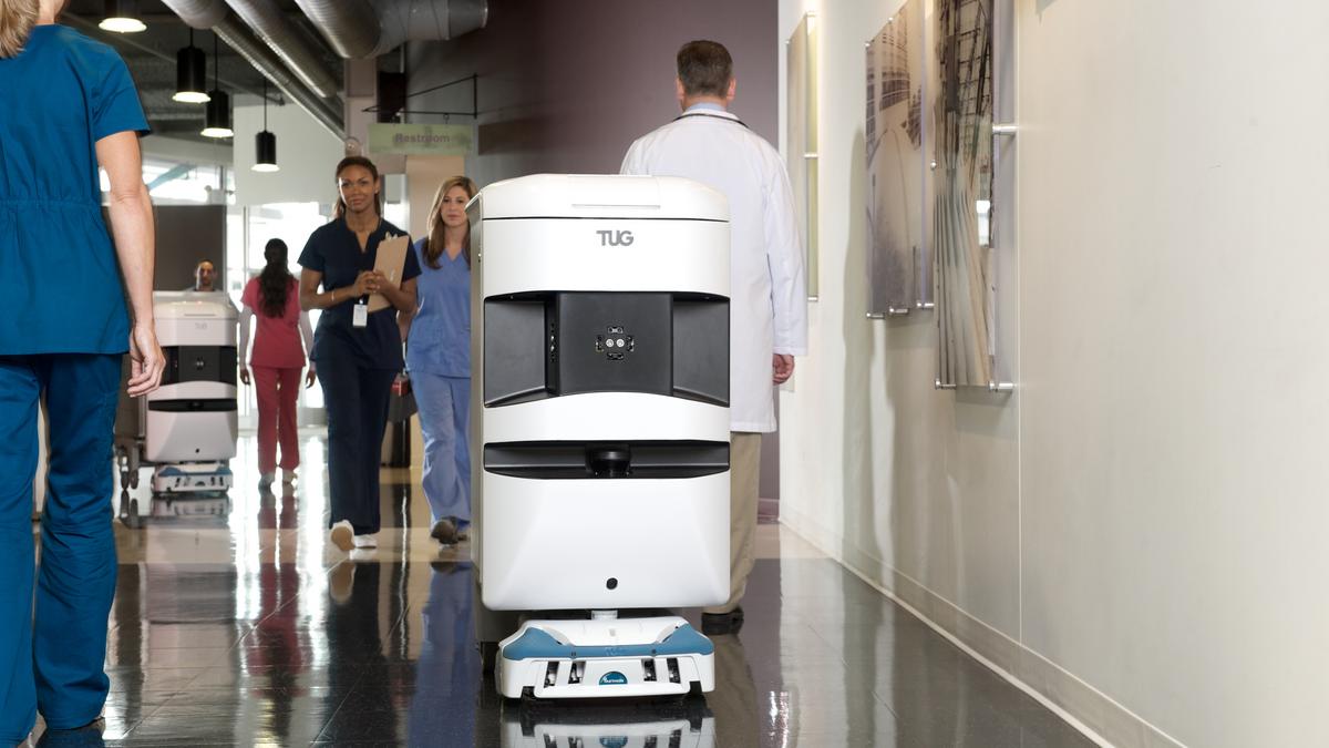 Drug-delivering robot making rounds at St. Elizabeth hospital in Fort ...