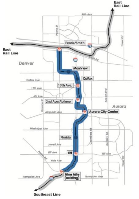 RTD agrees to CU request to relocate Aurora light rail line - Denver ...