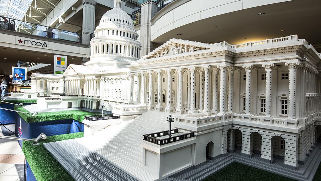 White U.S. Capitol built of Lego bricks visit Mayfair: Slideshow - Business Journal