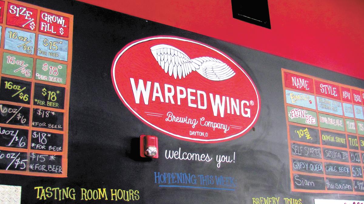 Warped wing menu